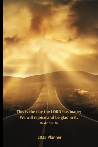 2025 14 Month Monthly Calendar Planner Psalm 118 24 Includes December