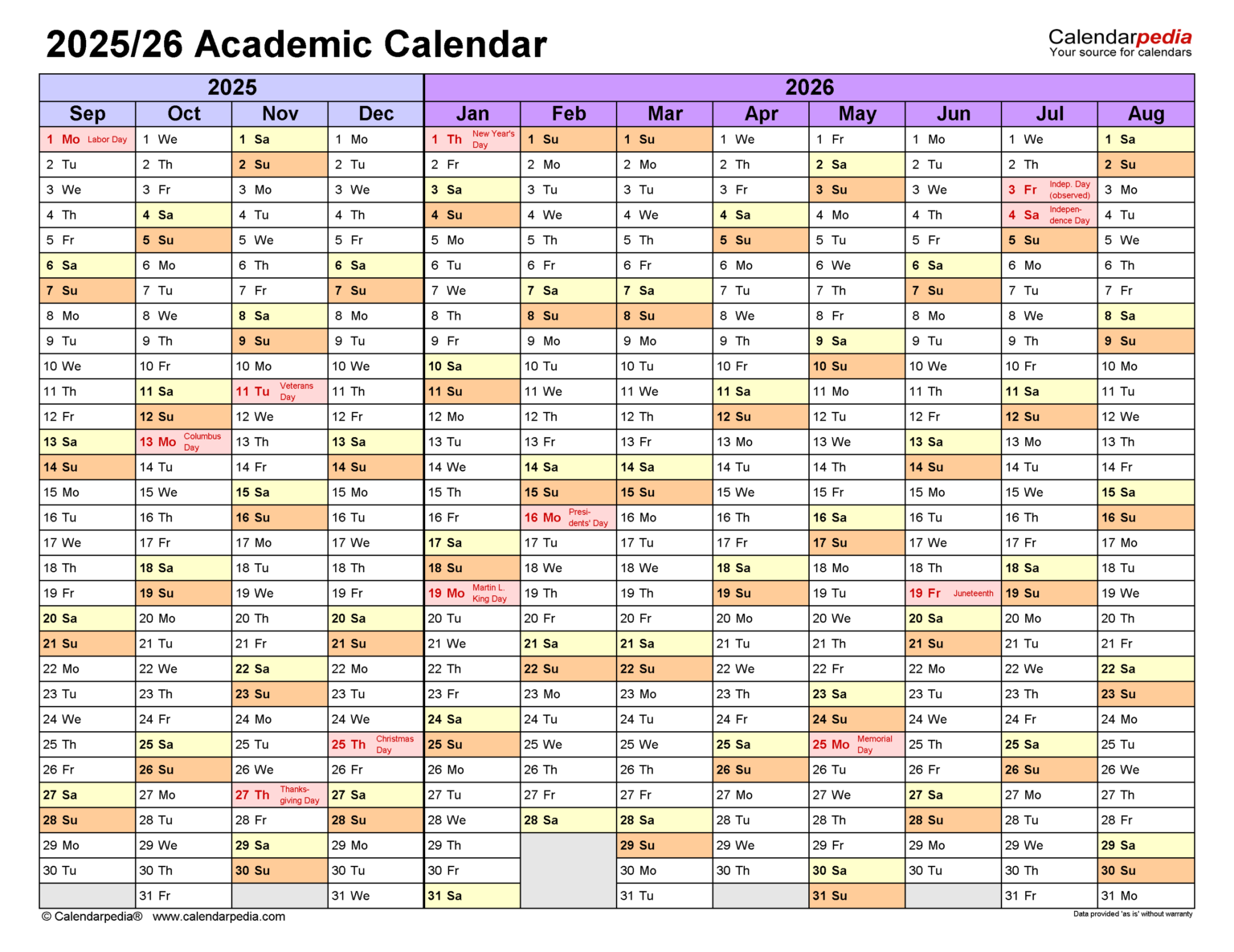 2026 Work Week Calendar - Free Printable Calendar