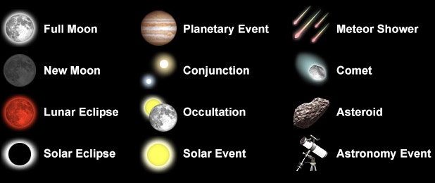 Astronomy Calendar Of Celestial Events 2026 Sea And Sky