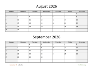 2026 Bi Weekly Payroll Calendar - Free Printable Calendar