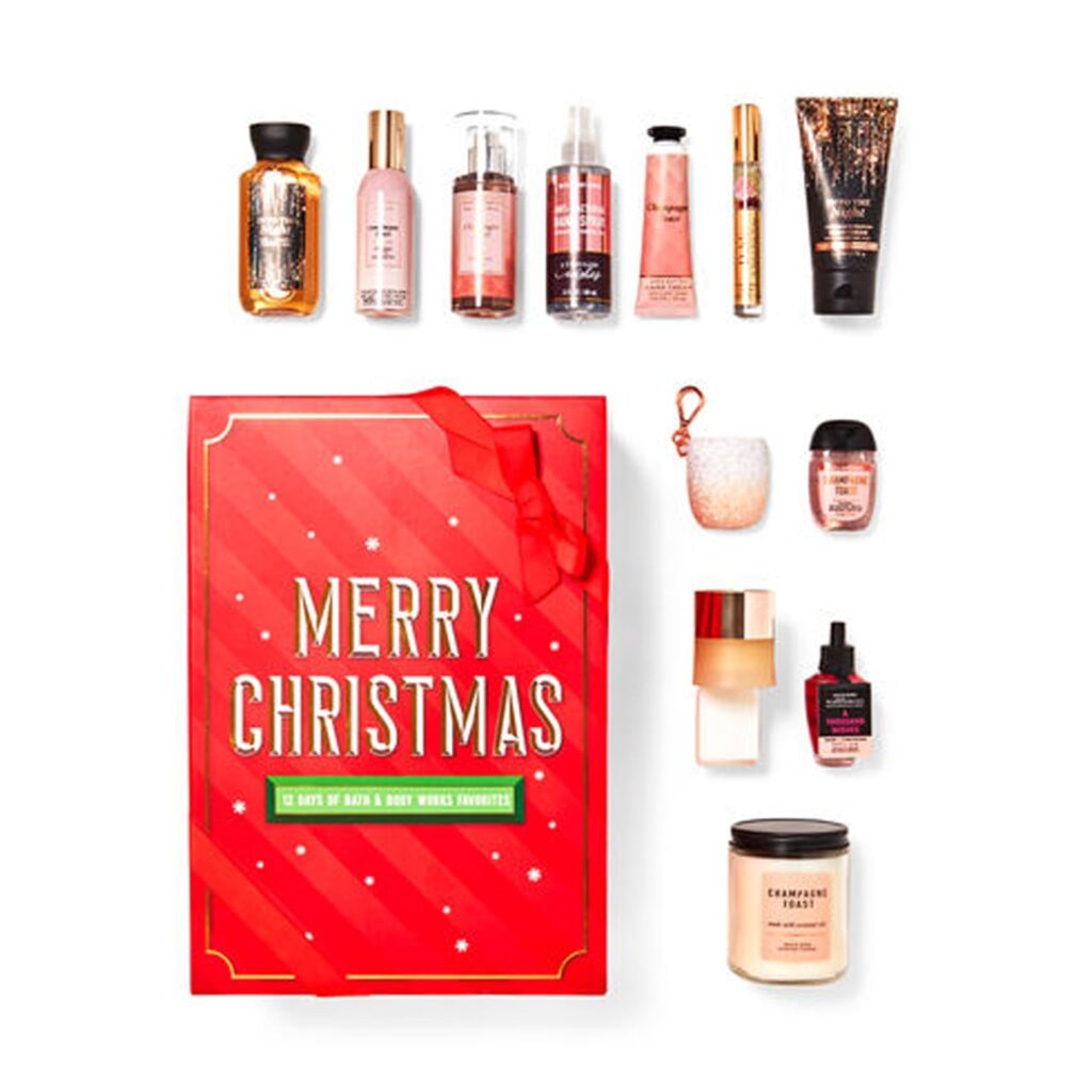 Bath Body Works Christmas Advent Calendar Is Packed With 12 Days Of