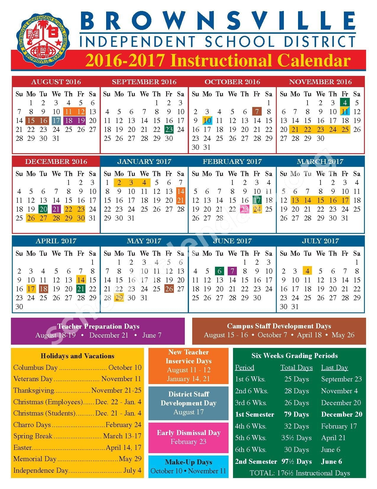 Bisd Calendar Brownsville Printable Word Searches