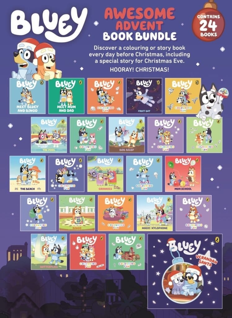 Bluey Advent Calendar Book Collection Better Reading