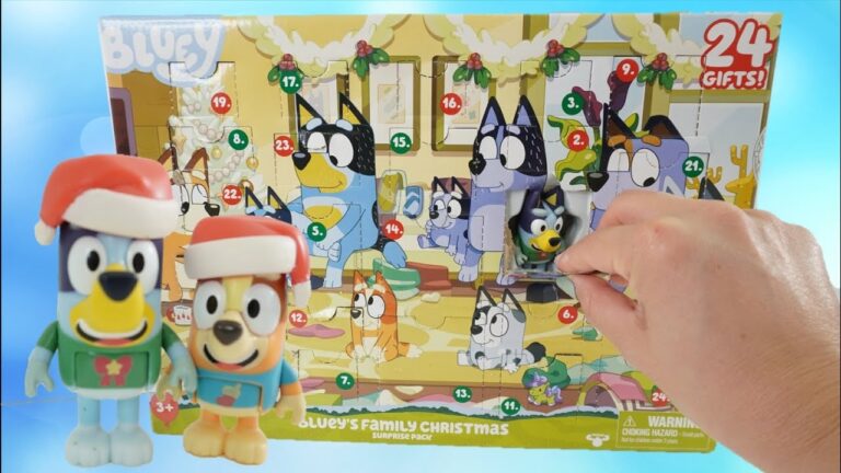 Bluey Advent Calendar Toys Dyane Yasmin