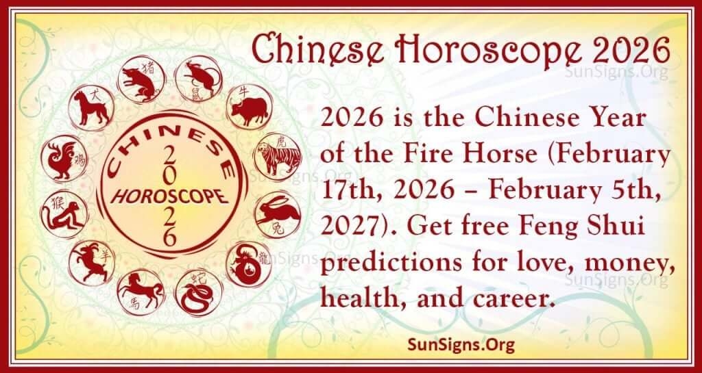 Chinese Horoscope 2026 The Year Of The Fire Horse SunSigns Org