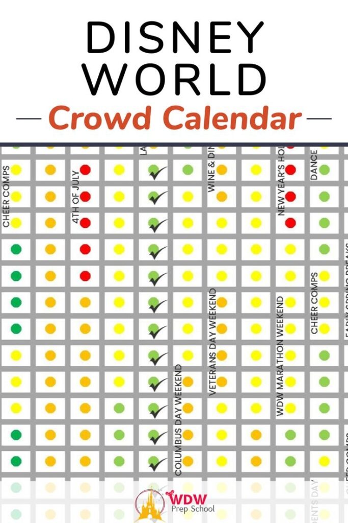 Disney World Crowd Calendar best Times To Go WDW Disney World 