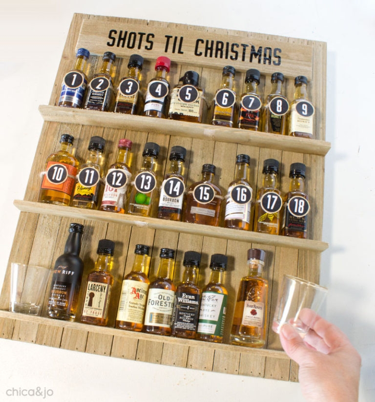 DIY Bourbon Advent Calendar Chica And Jo