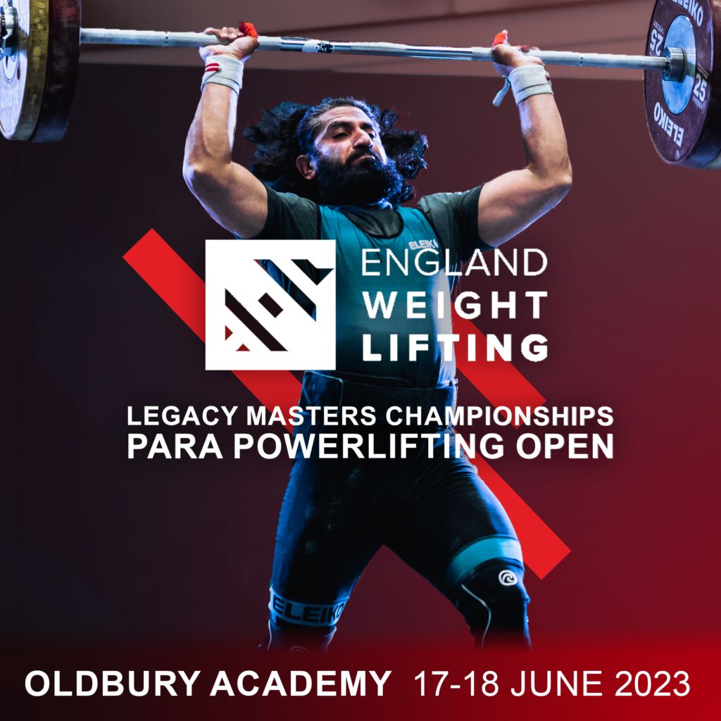 England Legacy Master s Championships And Para Powerlifting Open 