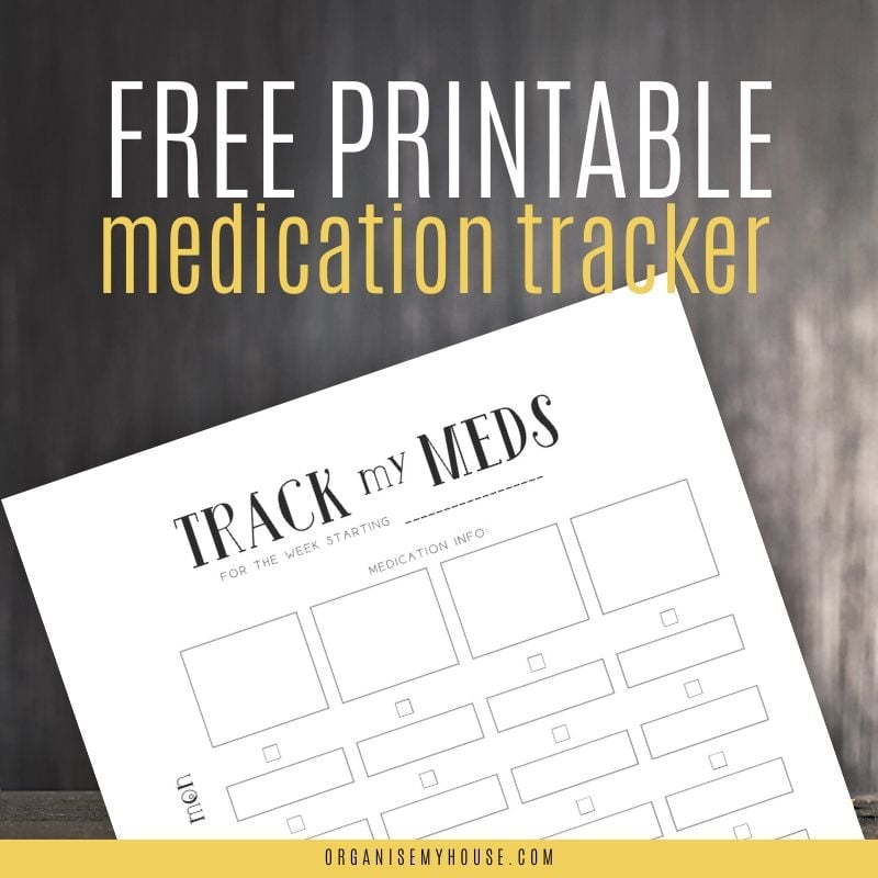 Free Medication Calendar Printable Track Meds With Ease