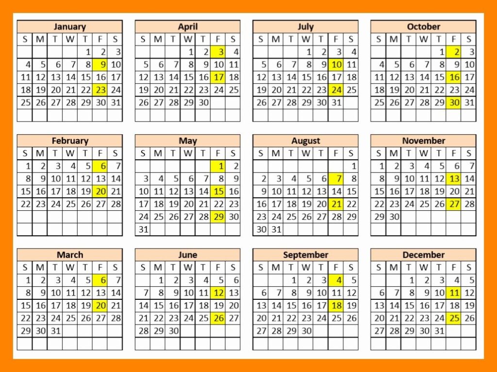 Free Printable Biweekly Calendar