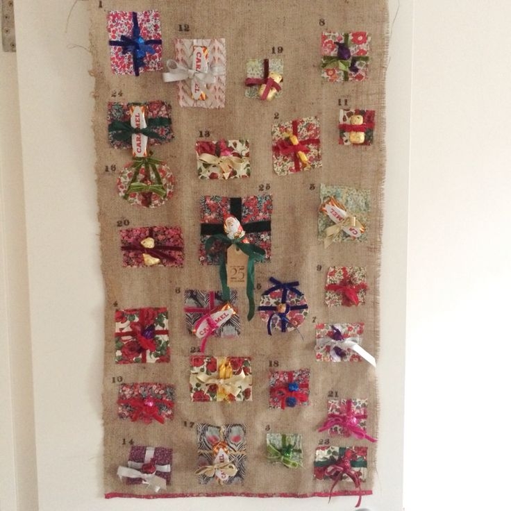 Homemade Liberty Print Advent Calendar Liberty Print Liberty Advent