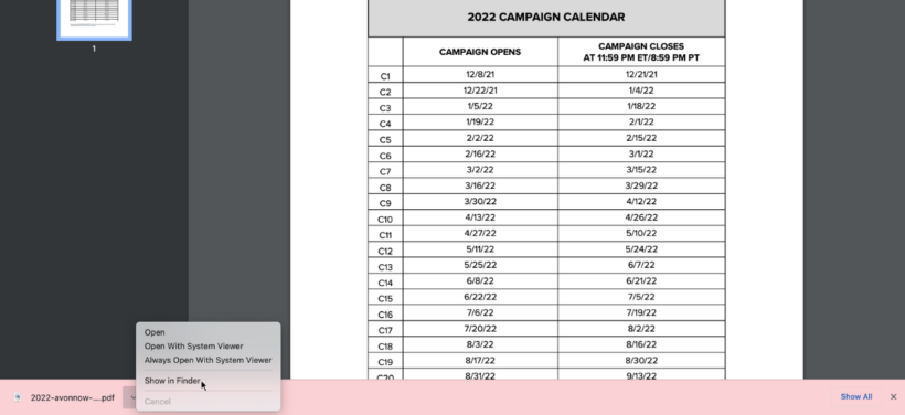 How To Download The Avon Campaign Calendar Fierce And Radiant Trainings