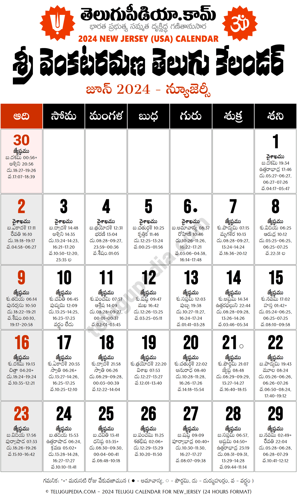 January 2025 Telugu Calendar New Jersey Perry Brigitta