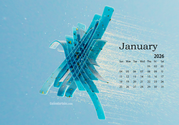 January 2026 Desktop Wallpaper Calendar CalendarLabs