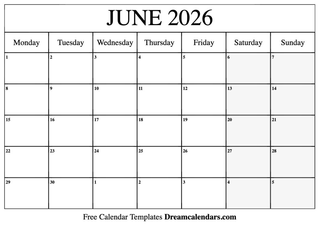 June 2026 A Month Of Opportunities And Observances School Calendar 