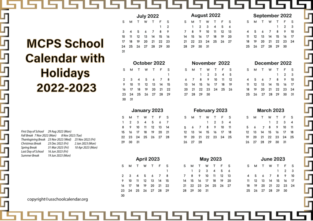 Mcps School Calendar 2025 2026 Ellyn Camellia