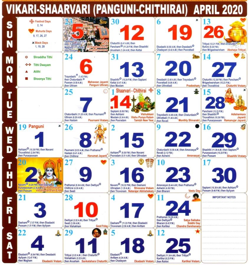 Navigating Time Understanding The Tamil Calendar For April 2026 