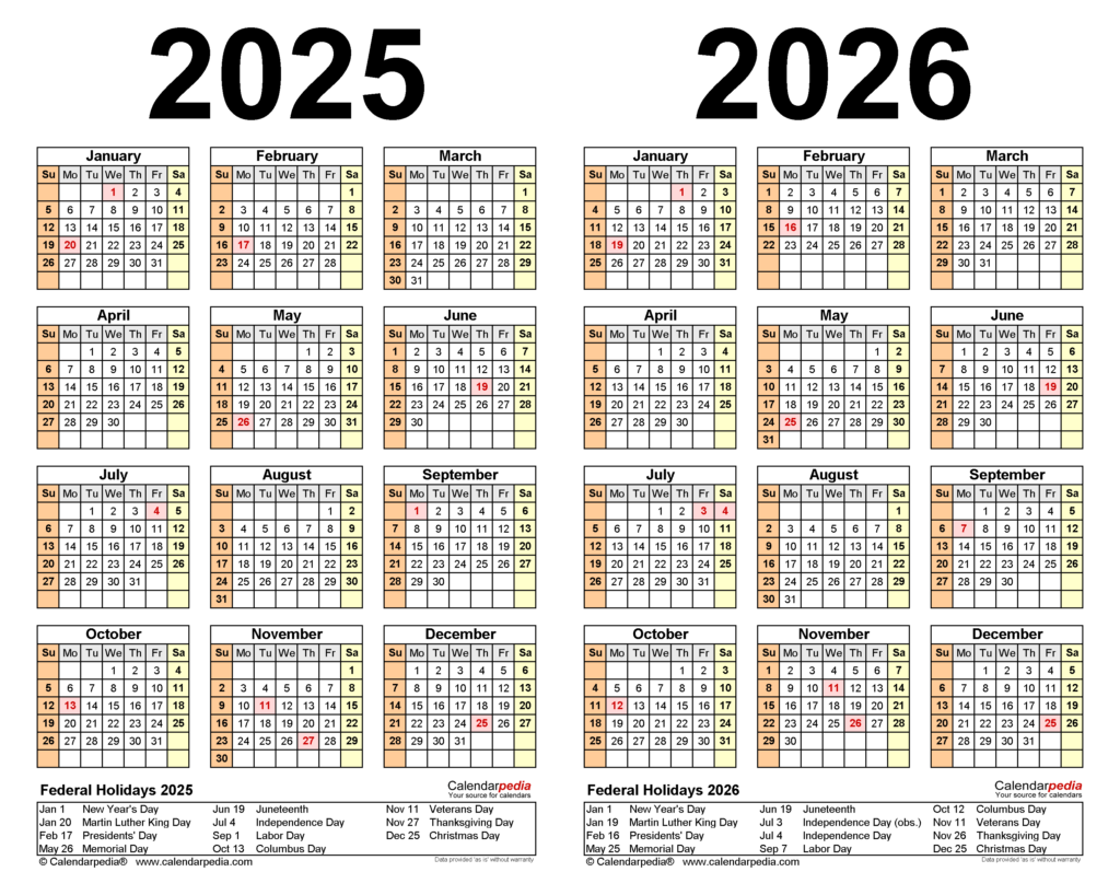 October 2025 Through September 2026 Calendar A Comprehensive Guide