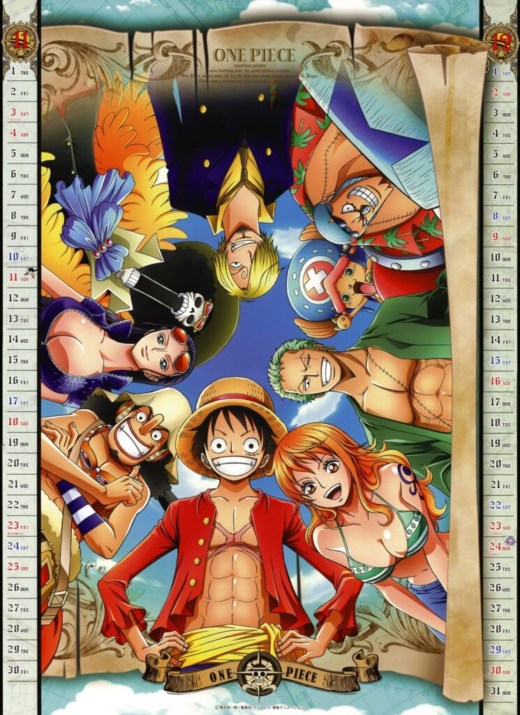 One Piece HD Wallpaper Pirate Crew Calendar Adventure