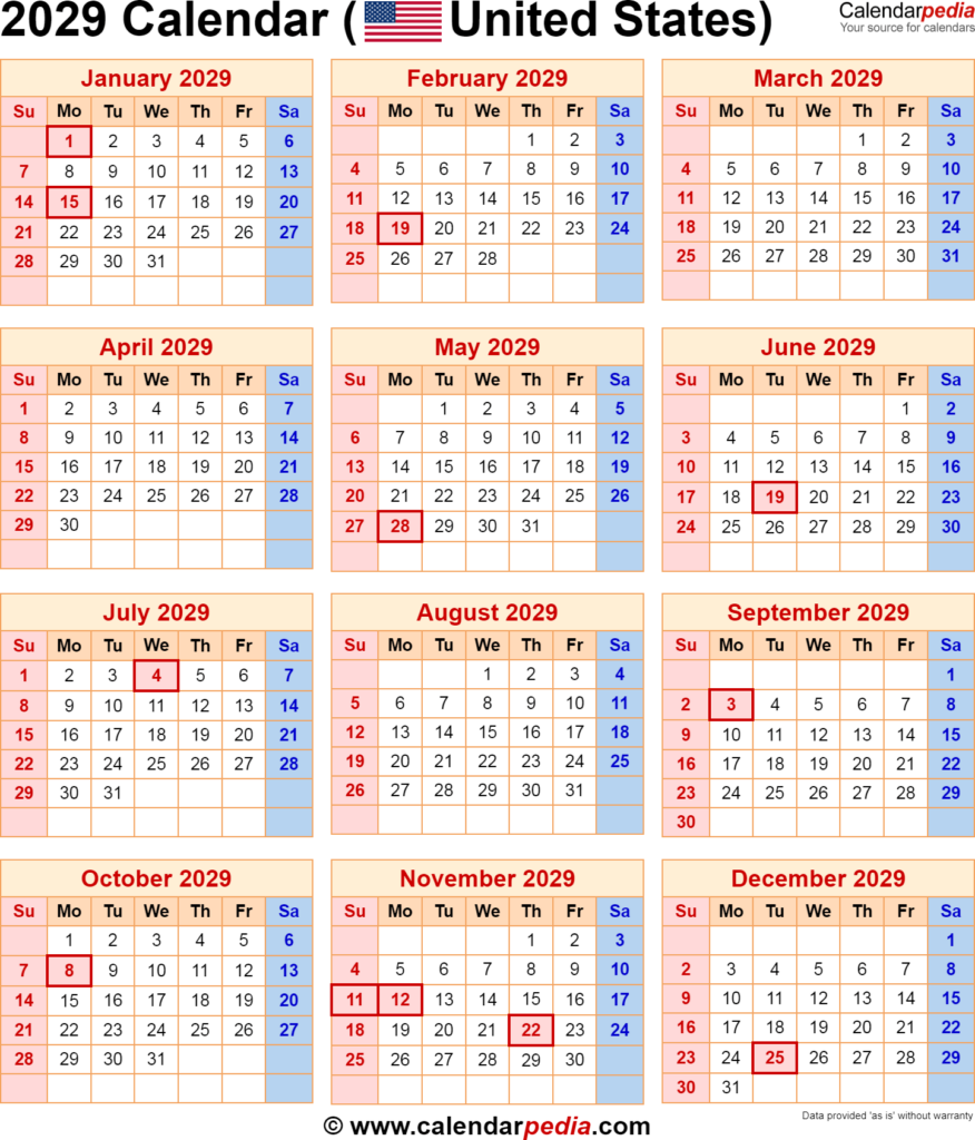 Printable 2024 Calendar With Us Holidays