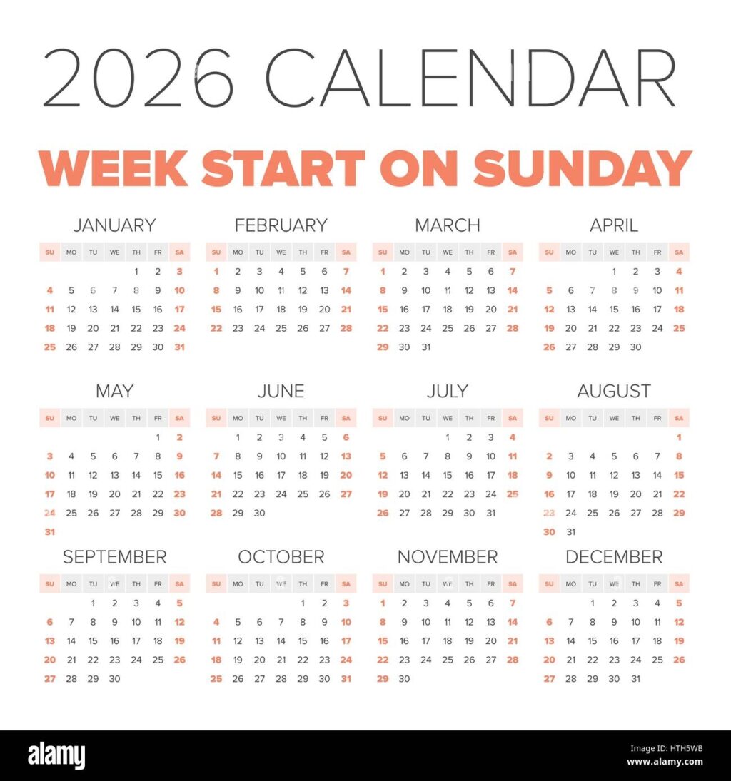 2026 Calendar With Week Numbers And Holidays Free Printable Calendar