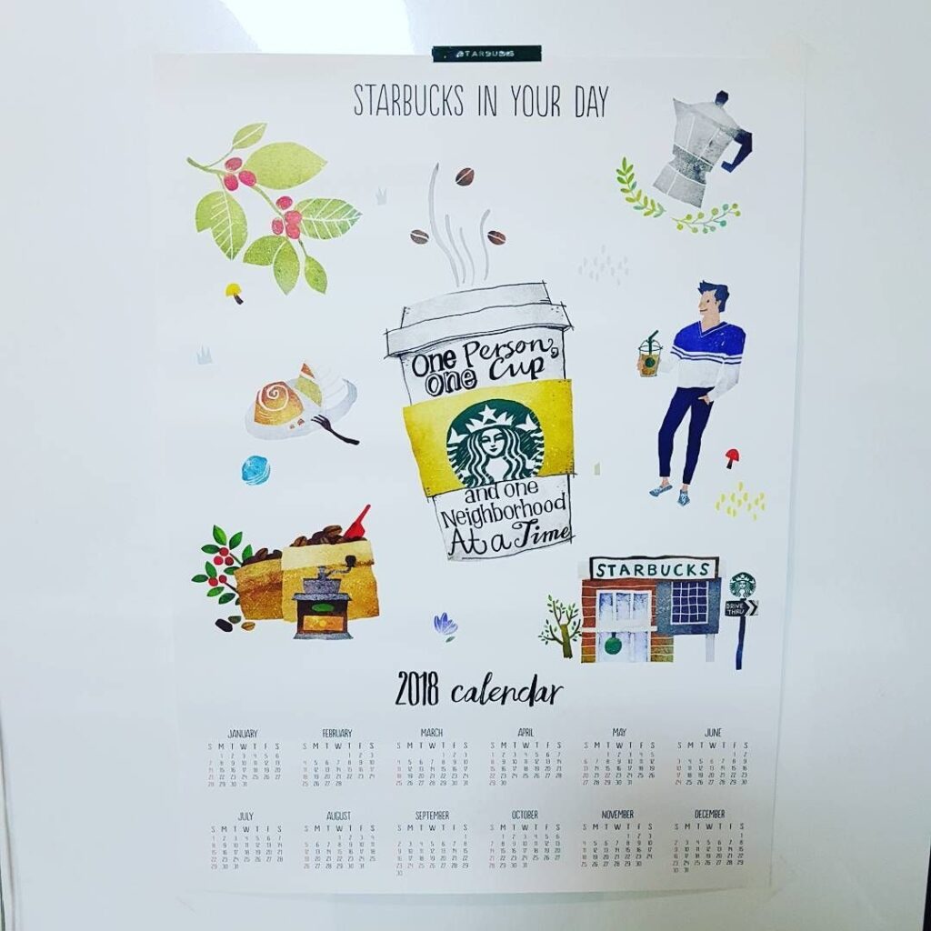 Starbucks Calendar