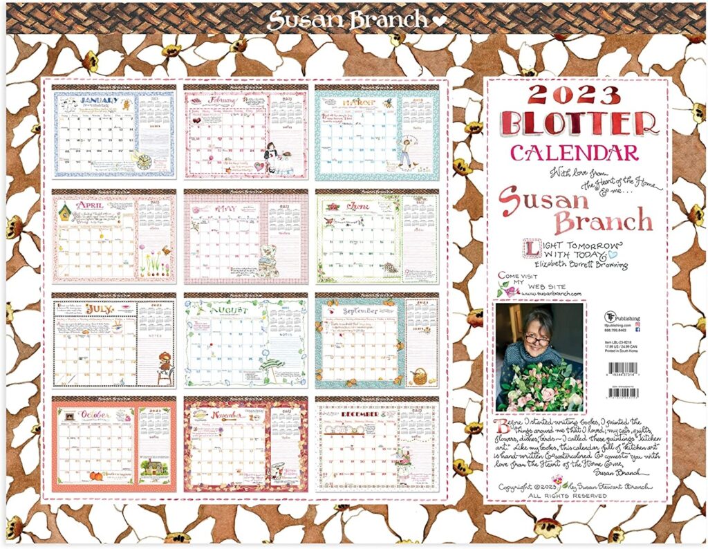 Susan Branch Blotter Calendar Seryassets