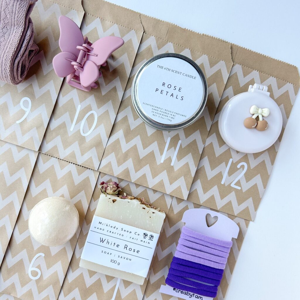 Teen Girl Advent Calendar For Teenager Holiday Calendar For Etsy Canada