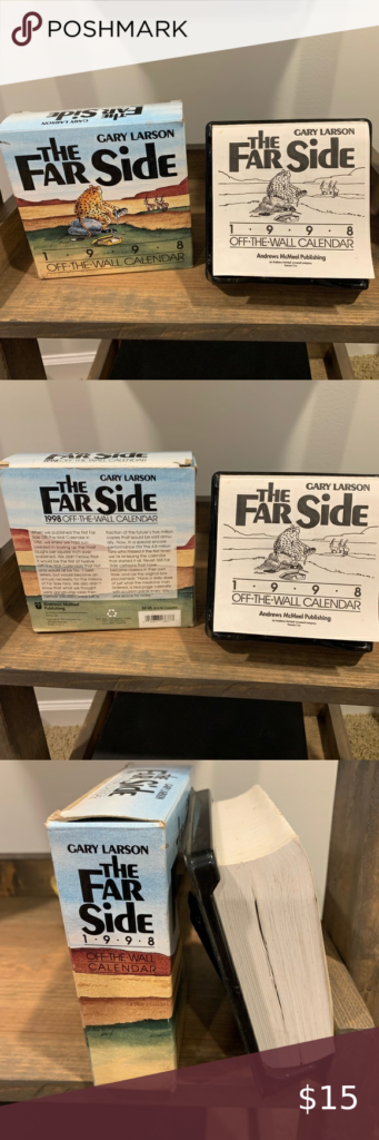 The Far Side 1998 Off The Wall Desk Calendar Gary Larson Lines Up With