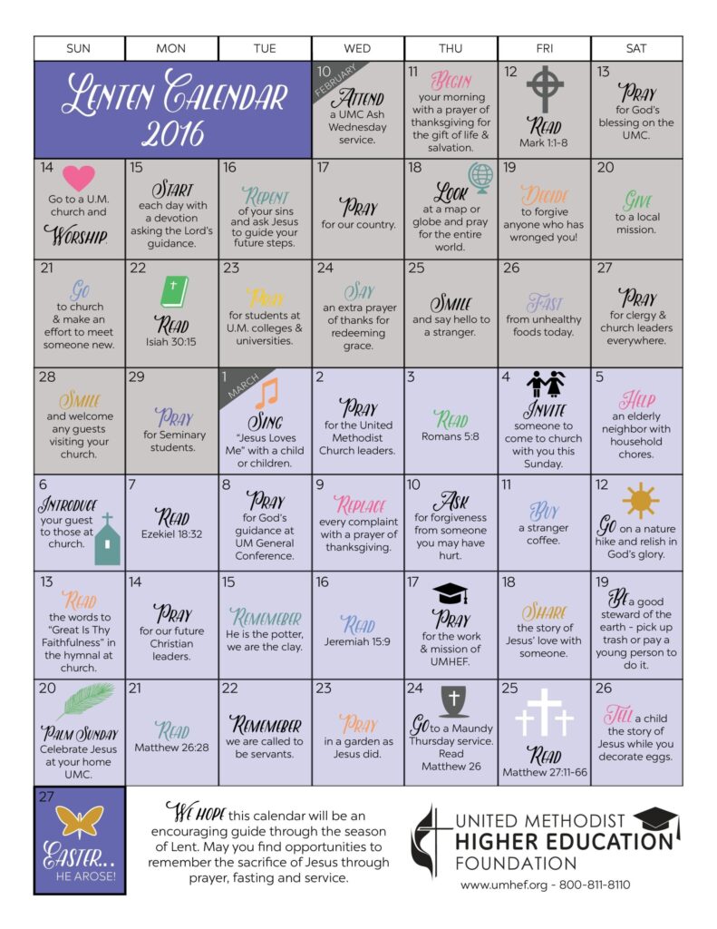 The Methodist Liturgical Calendar For 2026 A Year Of Grace And Growth 