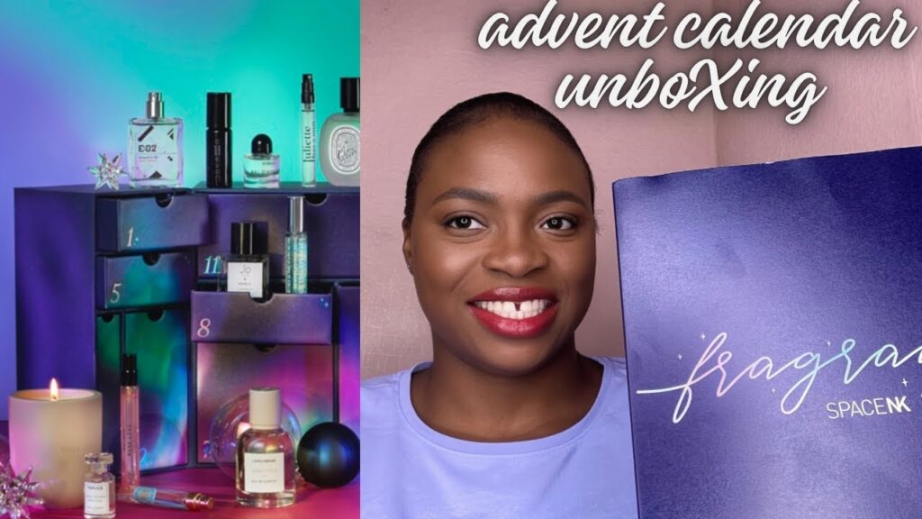 THE SPACE NK FRAGRANCE ADVENT CALENDAR UNBOXING adventcalender 