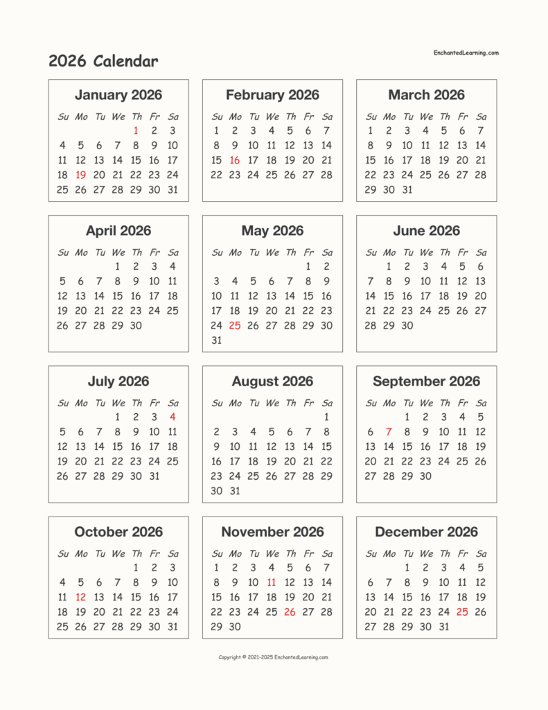 The Utility And Advantages Of A Six Month Calendar On A Single Page For