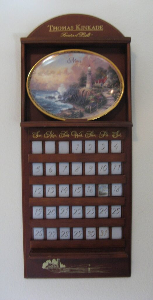 Thomas Kinkade Perpetual Calendar