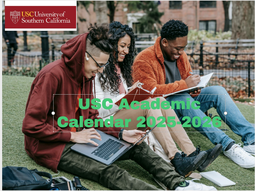 USC Academic Calendar 2025 2026 University College