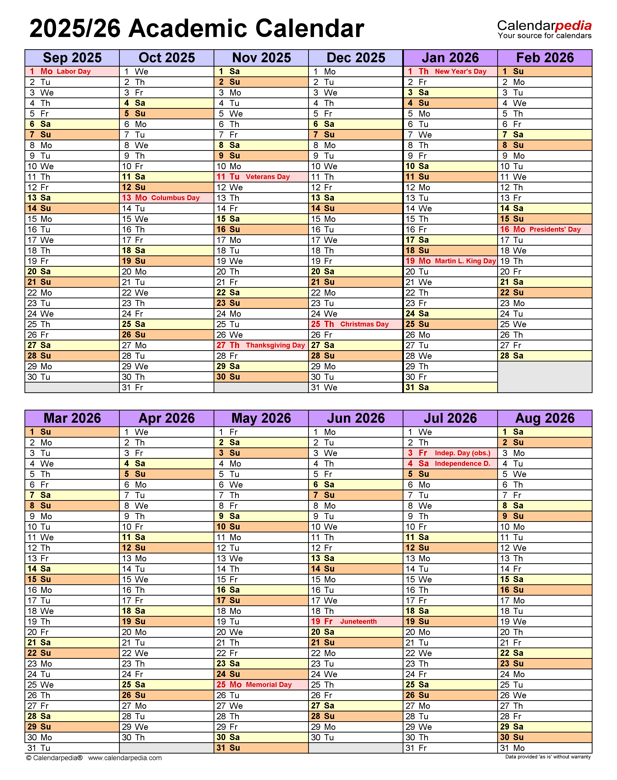 Uta Academic Calendar 2025 2026 Pdf Dusty Glynnis