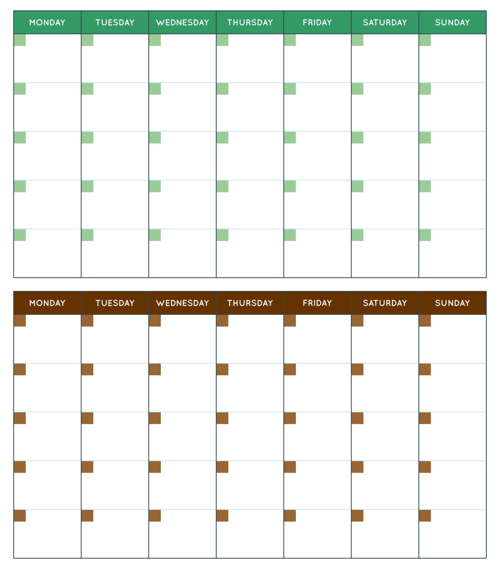 2 Week Calendar Weekly With Time 10 Free PDF Printables Printablee