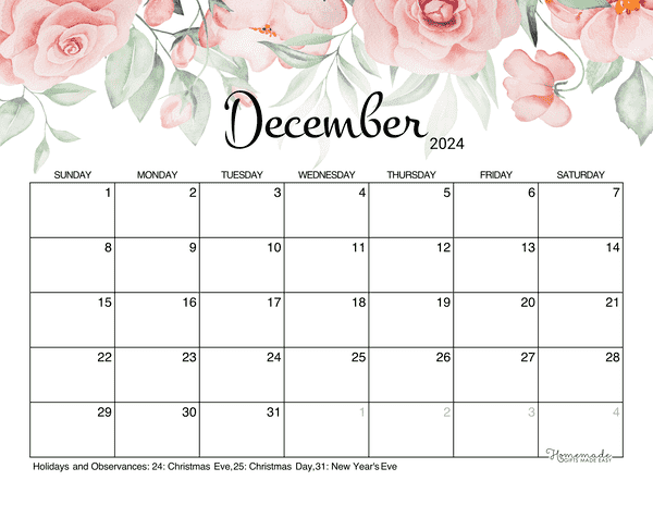 2024 Free Calendar Printable By Month December Perl Trixie 2024 Free Calendar Printable By Month December Perl Trixie