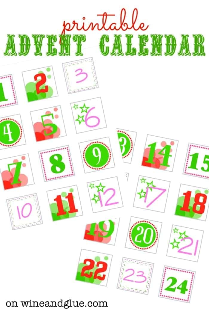 Advent Calendar Printable Pdf Free Janine Tiphanie Advent Calendar Printable Pdf Free Janine Tiphanie