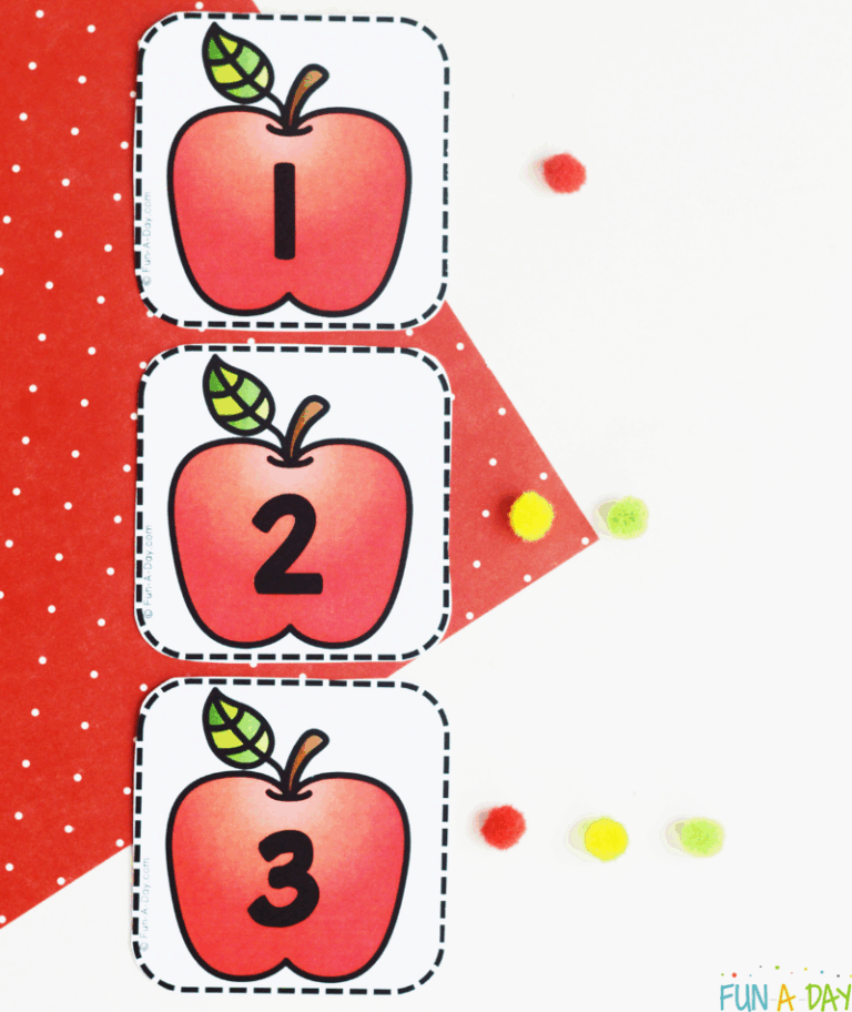 Apple Calendar Numbers Free Printable Fun A Day 