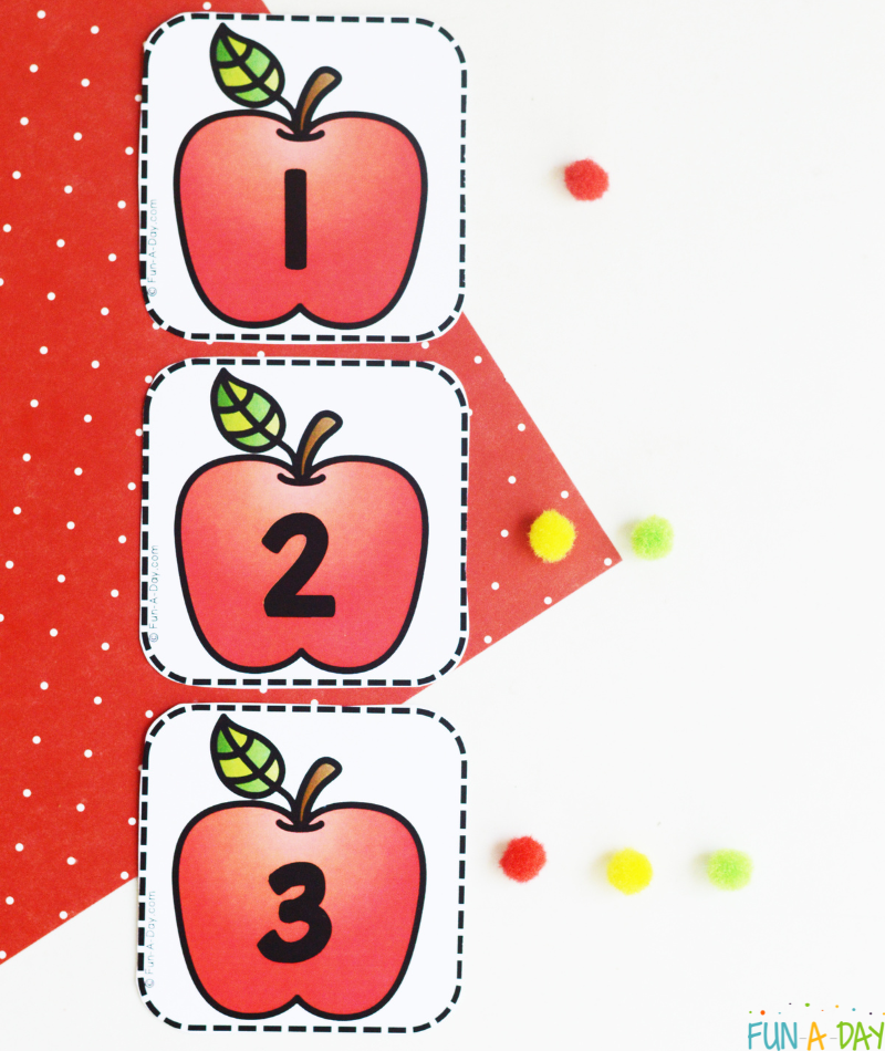 Apple Calendar Numbers Free Printable Fun A Day