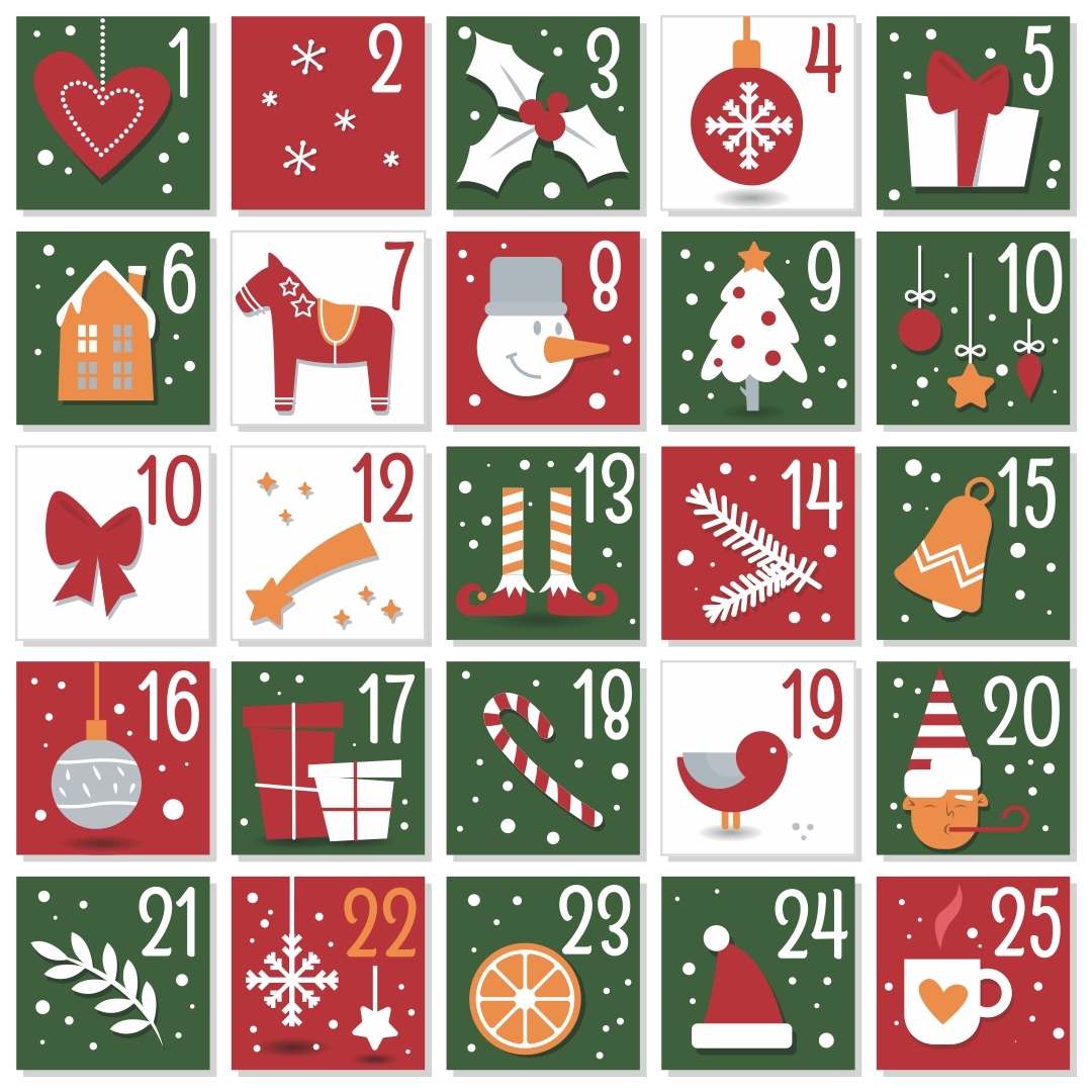 Christmas Calendar Numbers 15 Free PDF Printables Printablee