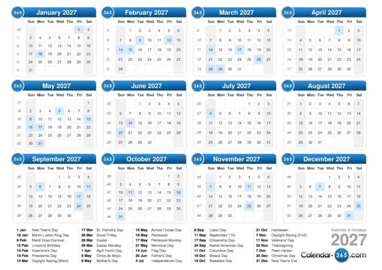 Cuny Summer 2027 Calendar We Love Printables