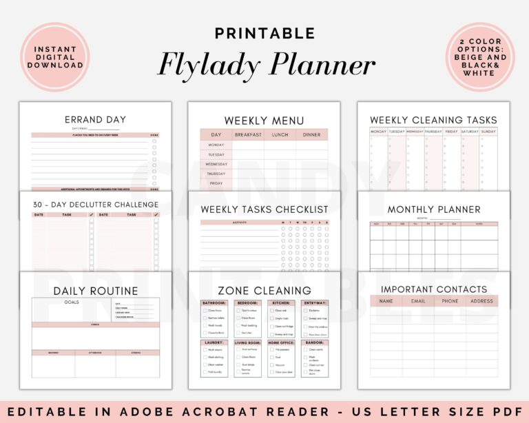 Flylady Calendar Printable Printable New Year Banners