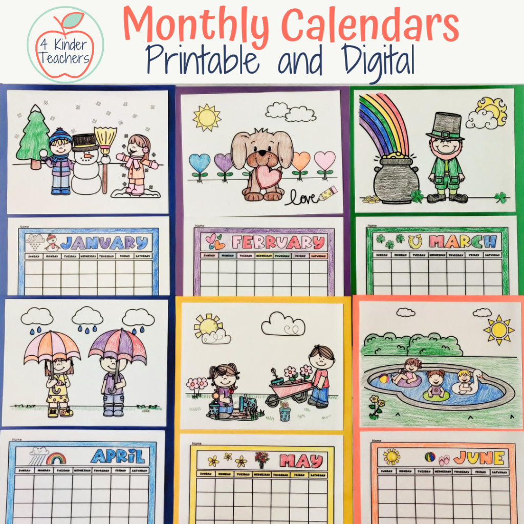 FREE Kindergarten Daily Calendar Printable Worksheets Worksheets Library FREE Kindergarten Daily Calendar Printable Worksheets Worksheets Library