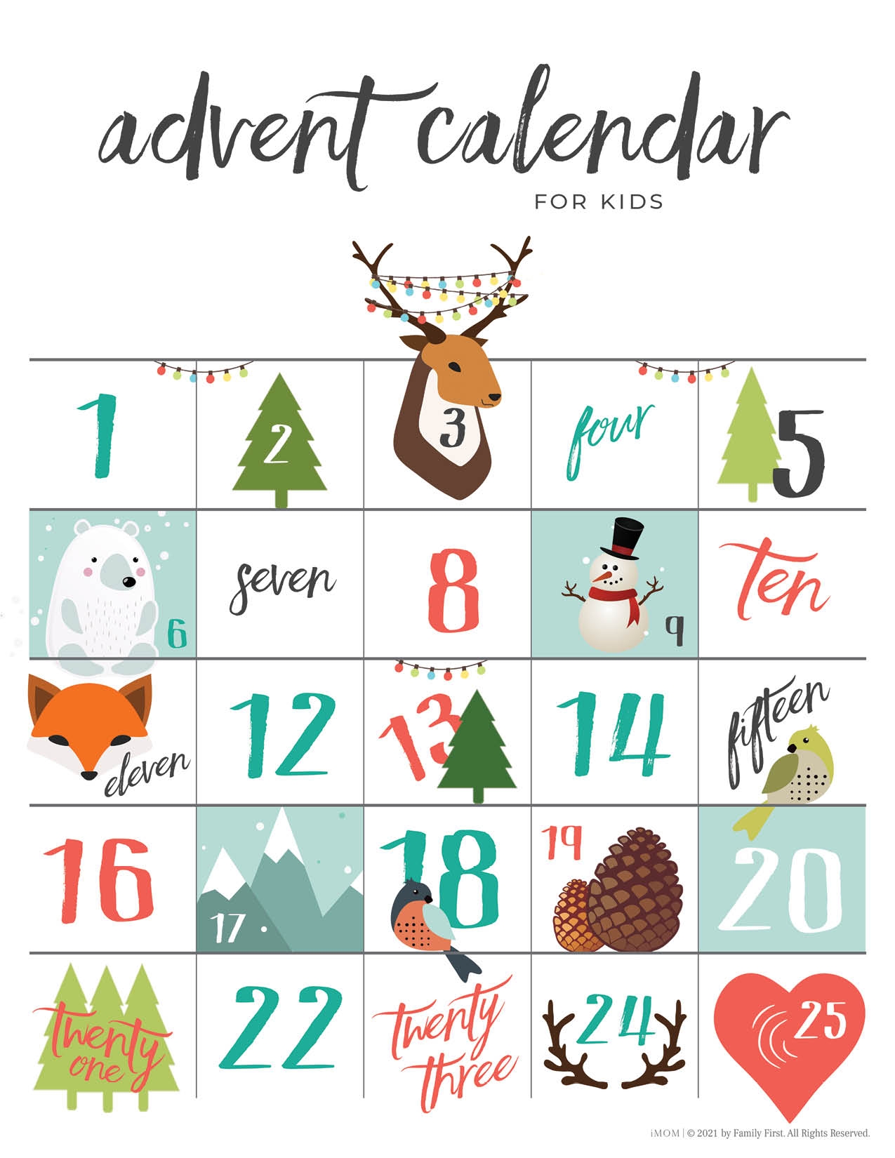 Free Printable Advent Calendar For Kids IMOM Free Printable Advent Calendar For Kids IMOM