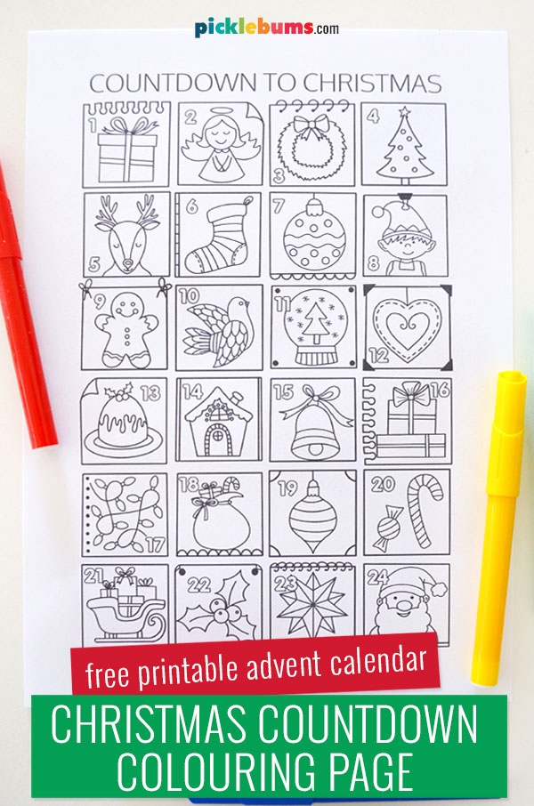 Free Printable Advent Coloring Pages For Kids