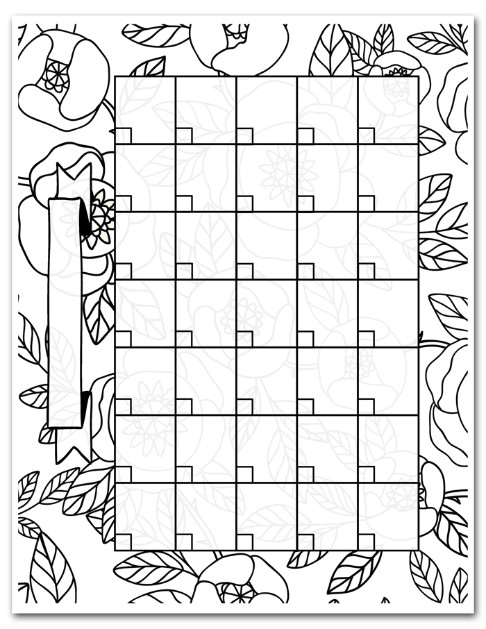 Free Printable Coloring Calendar I Should Be Mopping The Floor Free Printable Coloring Calendar I Should Be Mopping The Floor