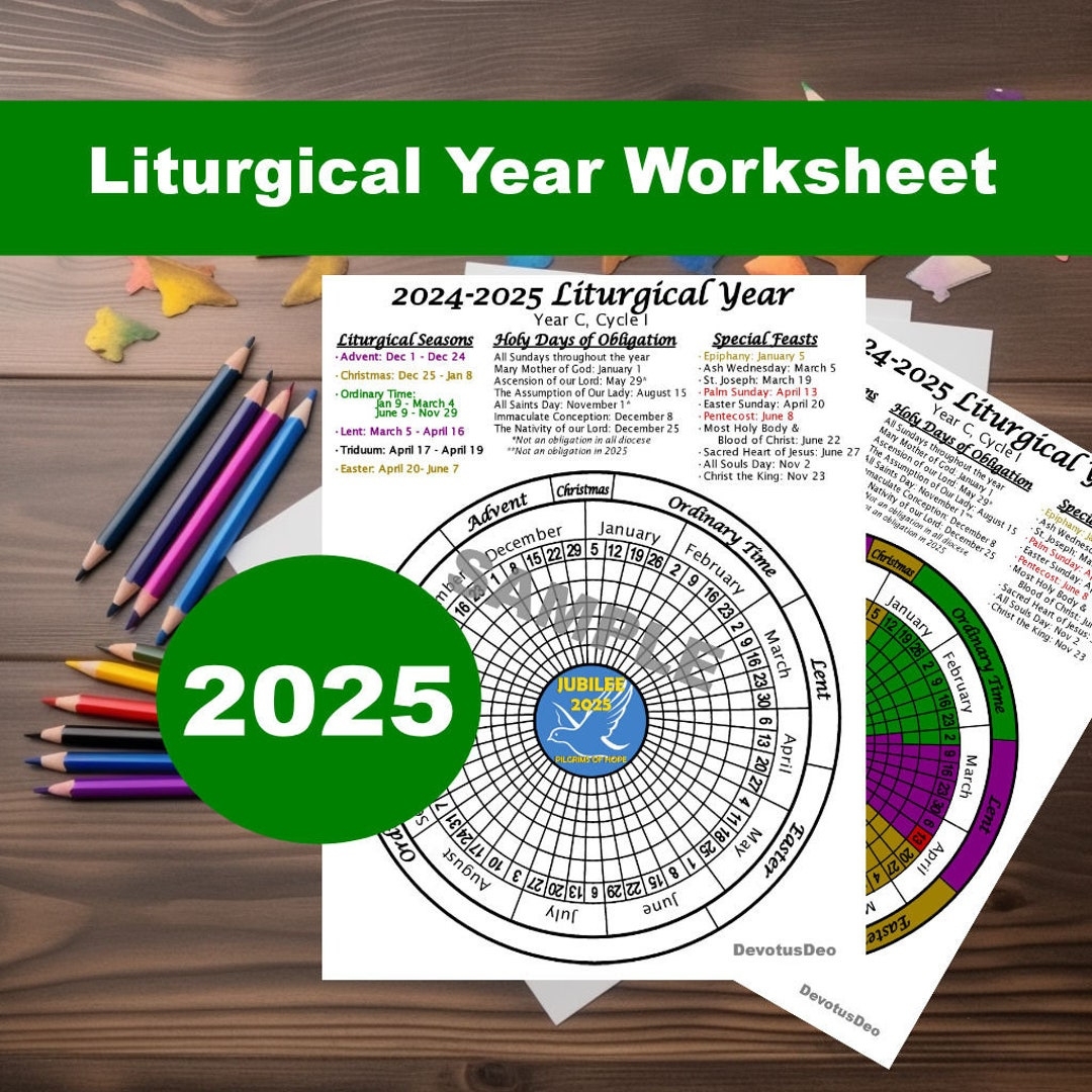 Free Printable Liturgical Calendar 2025 Printable Calendars