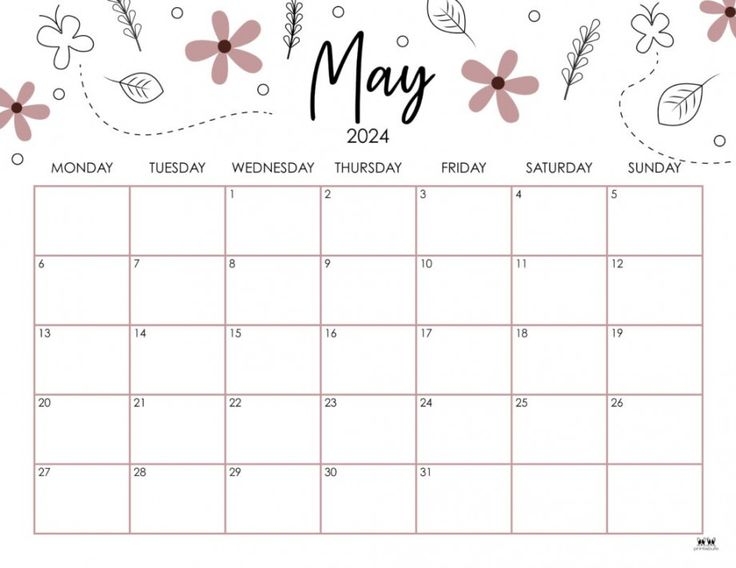 Free Printable May Calendar Free Printable Calendar Templates Free Free Printable May Calendar Free Printable Calendar Templates Free