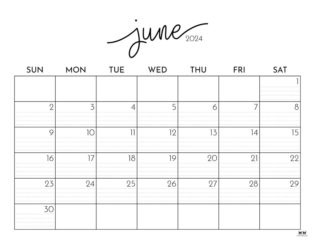 Get Your Free June Printable Calendar 2024 Printables For Everyone